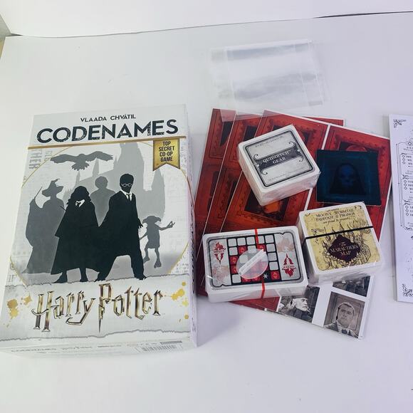 Vlaada Chvatil Codenames Wizarding World of Harry Potter Top Secret Open Box - Picture 6 of 6